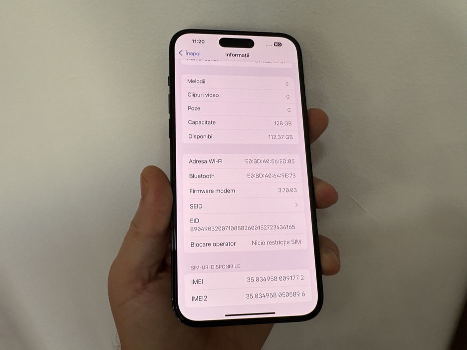 Iphone 14 Pro Max, 128 gb, Space Black