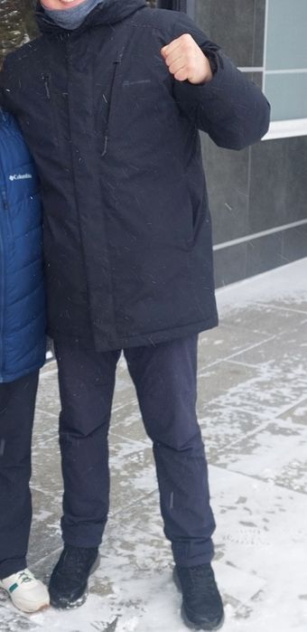 Пуховик зимний тёплый