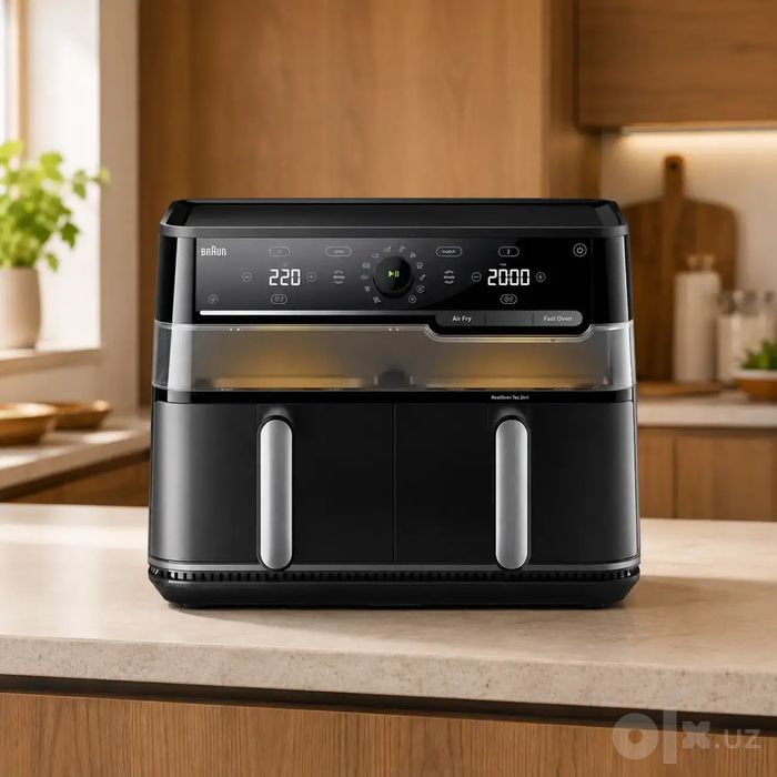 Аэрогриль Braun TwinCook 5 TD5053IBK, 10 л, 2800 Вт