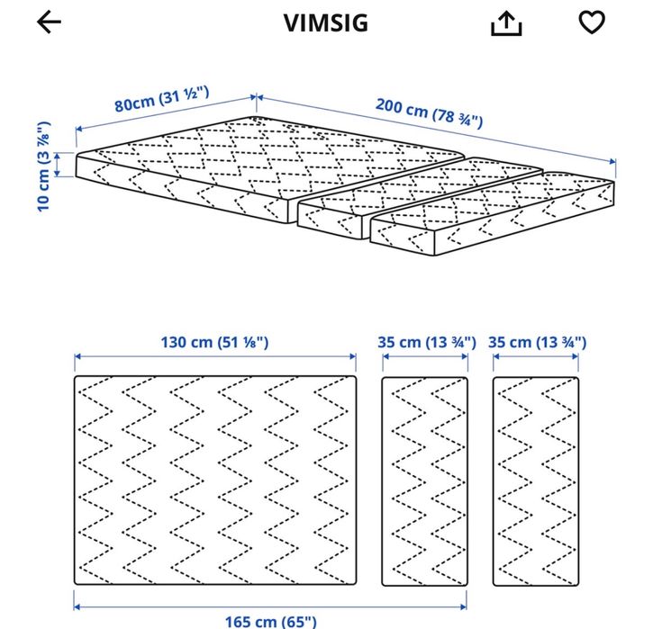 Pat extensibil IKEA Busunge