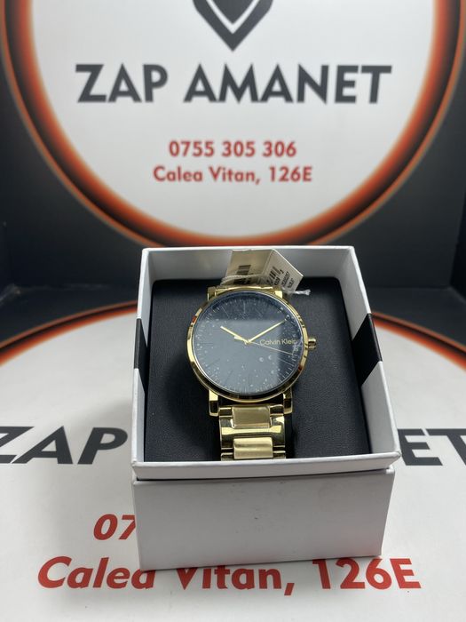 ZAP AMANET VITAN - Ceas Calvin Klein - Gold