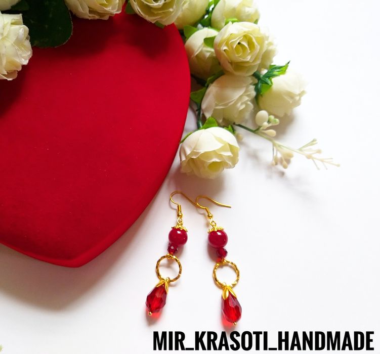 Серьги ручной работы от 800тг