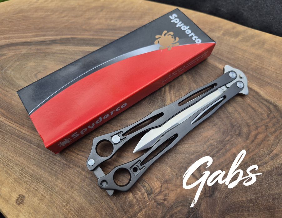 Сгъваем нож пеперуда Spyderco SpyderFly Butterfly B01P