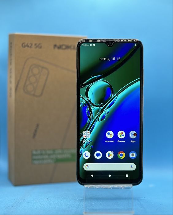 НОВ!!! Nokia G42, Dual SIM, 128GB, 6GB RAM, 5G, Meteor Grey