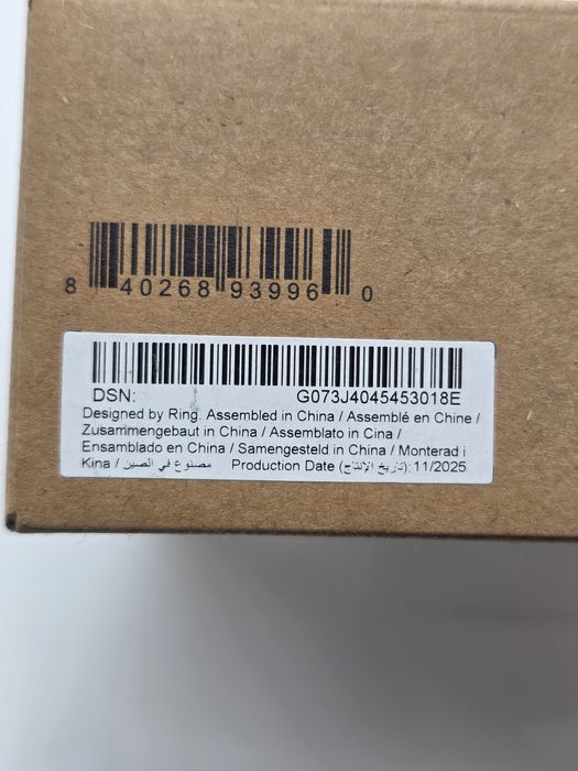 Sonerie inteligentă Ring Intercom  - Alb, SIGILAT

Tr