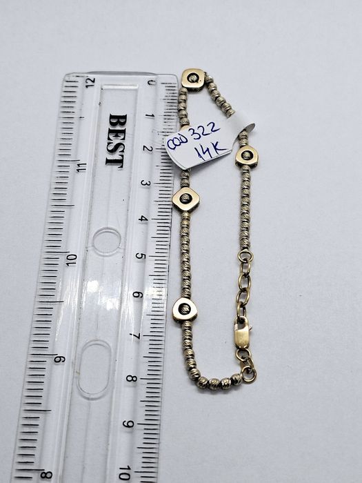 Vand bratara din aur 14 k 4.59 g cod 322
