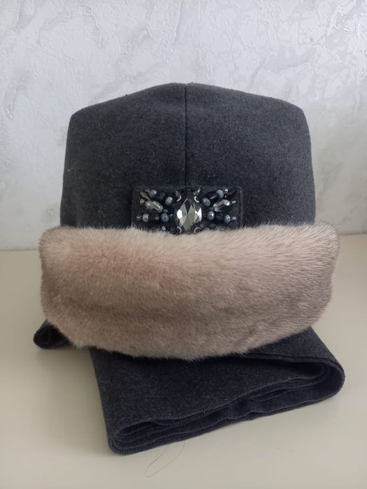 Продам шапку с норкой
