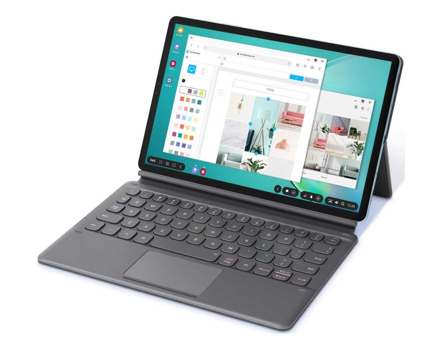 Таблет Samsung Galaxy Tab S6 + клавиатура