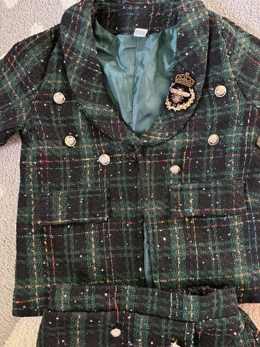 Празнична рокля и комплект за момиче 140см