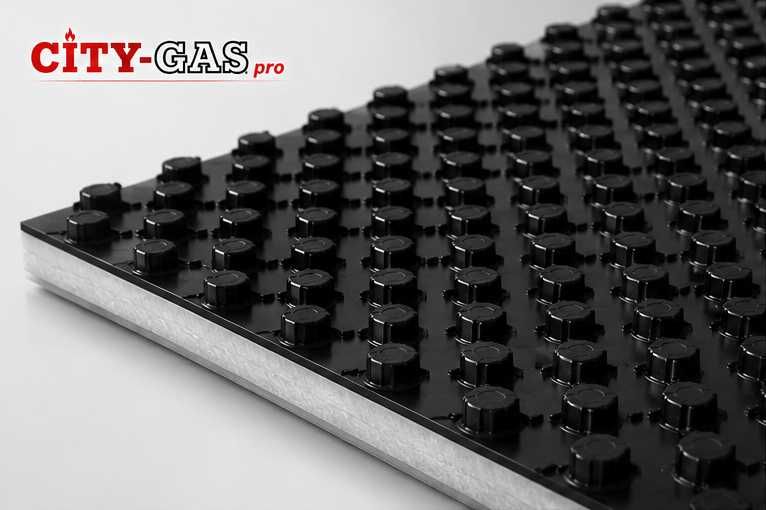 Подложка за подово отопление EPS City-Gas Pro