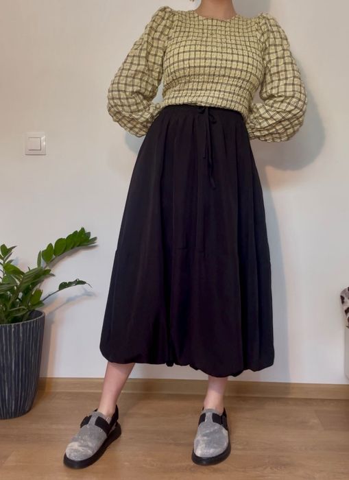 МАКСИ ПОЛА Zara XS-S-M с ЕЛАСТИЧНА талия и долница/ удобна и стилна