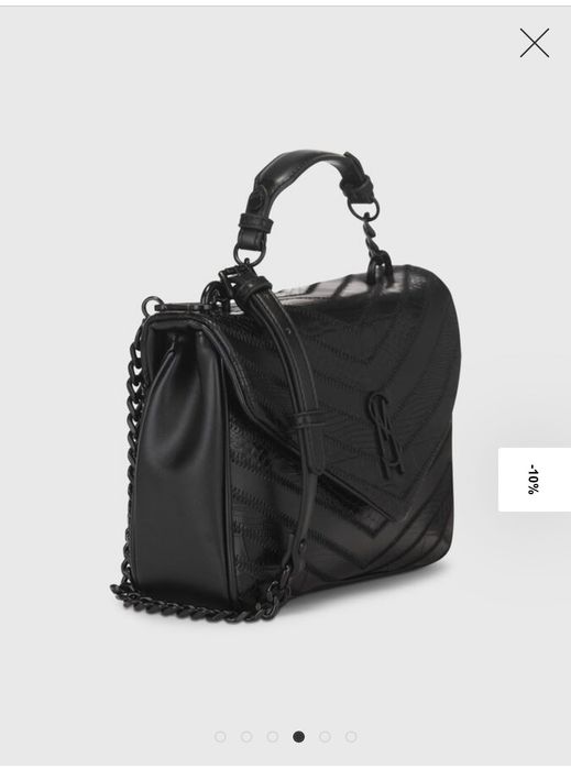 STEVE MADDEN Черна кросбоди чанта