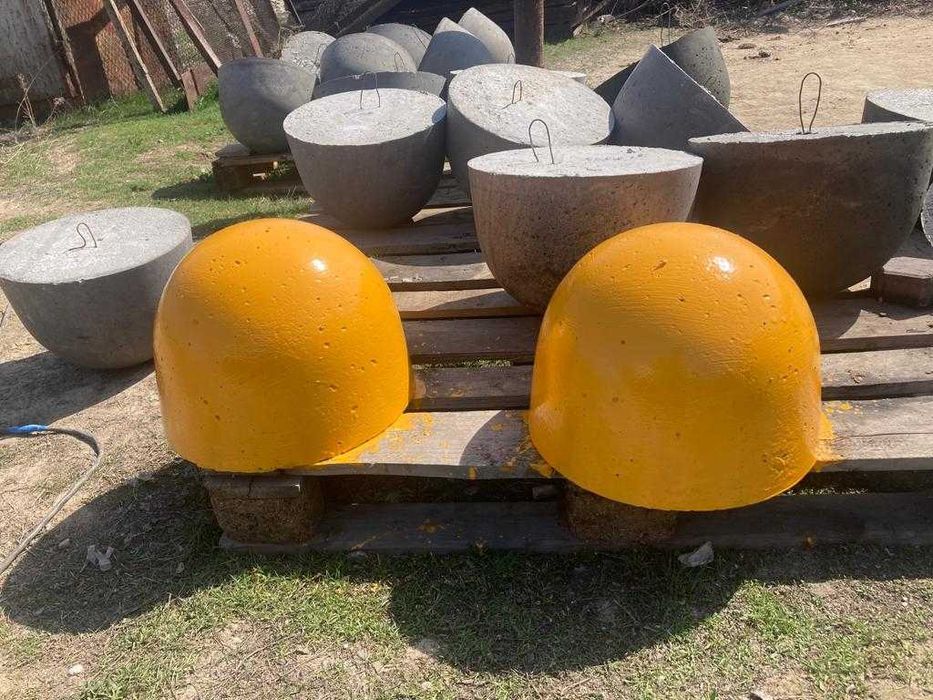 Бетонная полусфера для парковки, парковочный барьер, антипарковка