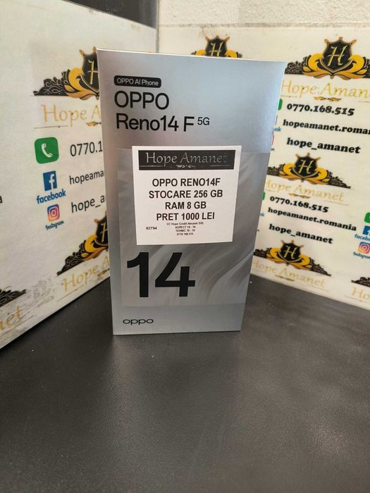 Hope Amanet P3 OPPO RENO 14F NOU