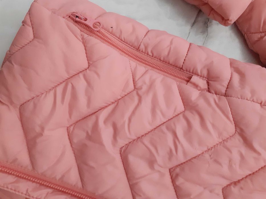 Geaca fetita, 4-5ani, roz pudra