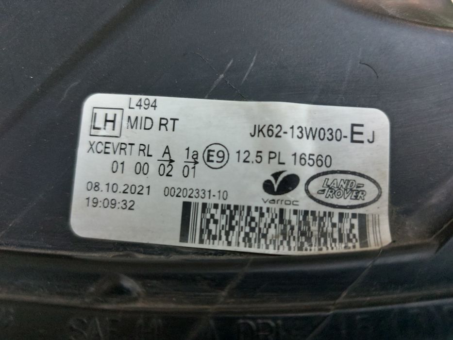 Far stanga land rover range rover l494 facelift full led cod jk6213w030 original