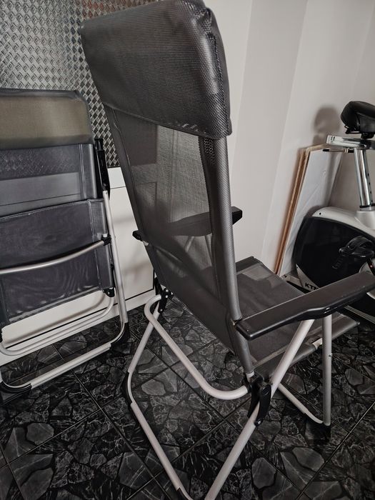 Сгъваем алуминиев стол 5 позиции на облегалката Нови 2 бр.