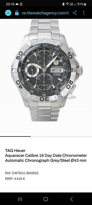 Ceas Tag Heuer  Aquaracer