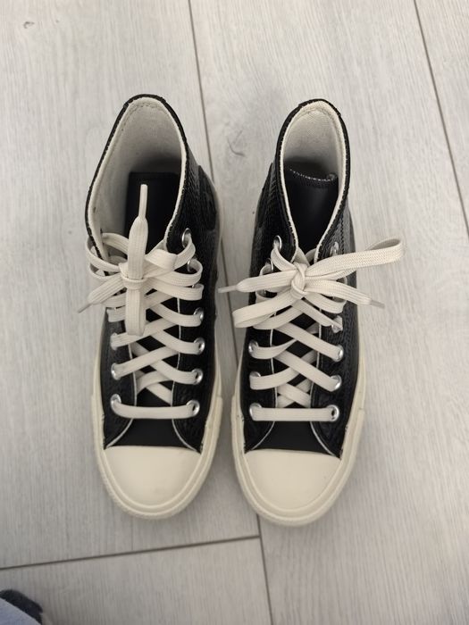 Tenisi Converse All Star inalti, marime 36, 22,5cm, purtati o singura