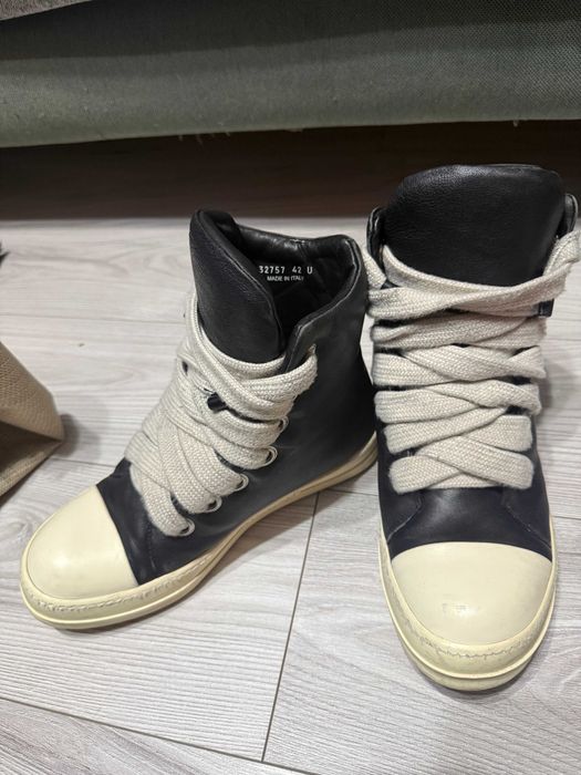 Rick Owens Jumbo Leather Puffer Ramones size 42