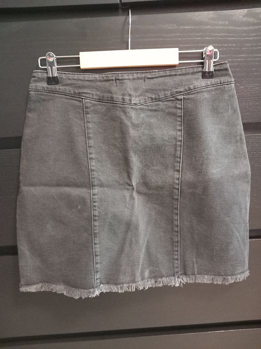 Черна дънкова пола