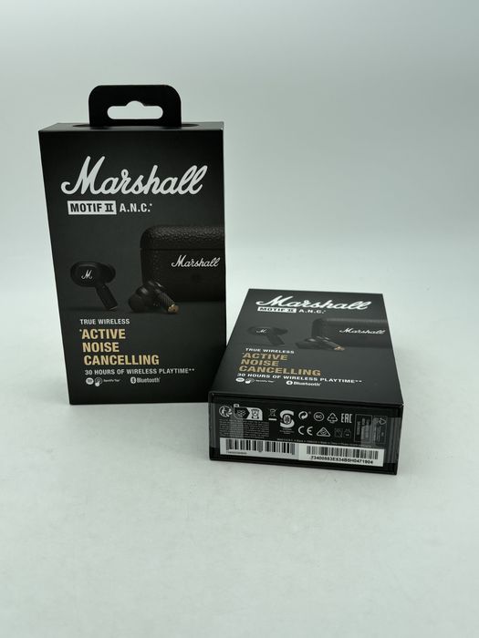 MARSHALL Motif II ANC, black, sigilate, transport inclus