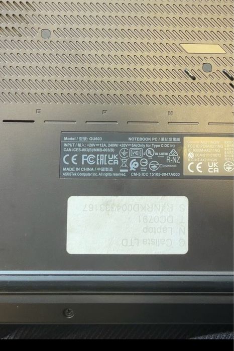 Лаптоп ASUS ROG Zephyrus G16