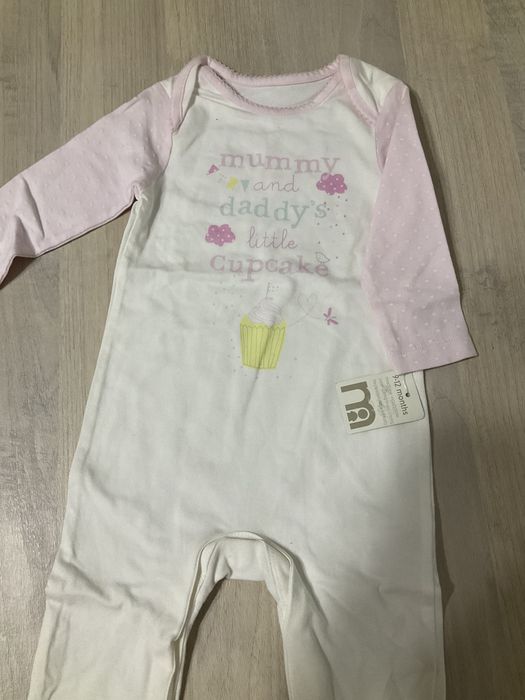 Новый цельный слипер с носочками от mother care