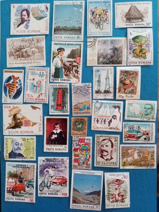 Vand mica colectie de timbre