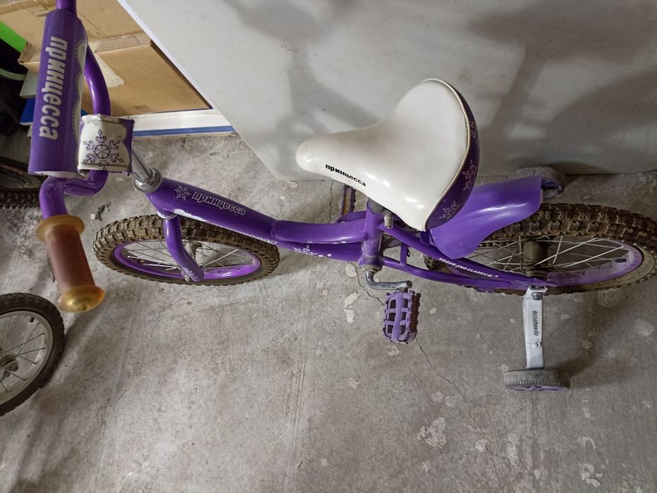 Мотоцикл и велосипед