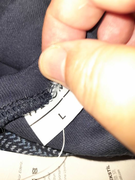 1 Pijama TEX vara pt barbat NOUA mas L si 1 pijama iarna Noua L bleumarin