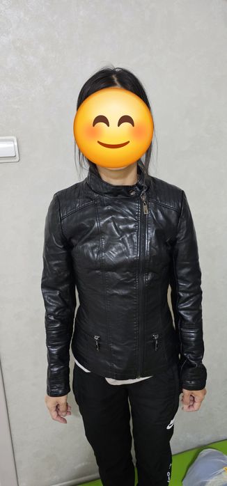 Ветровка из эко кожи