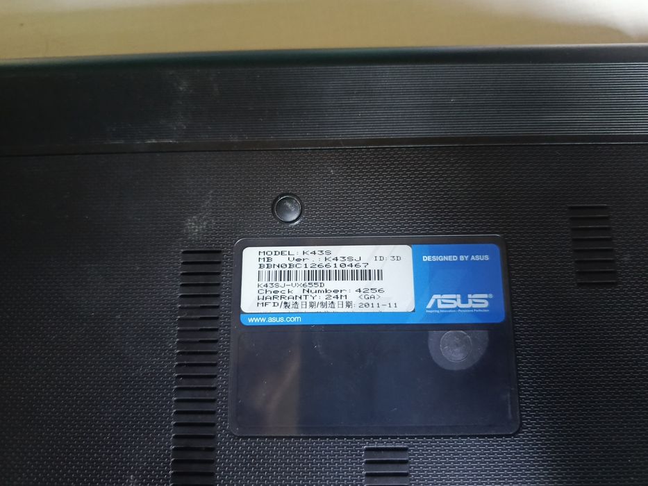 Asus K43S ноутбук