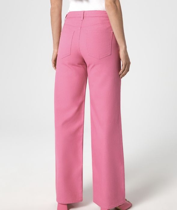 Дамски розови дънки