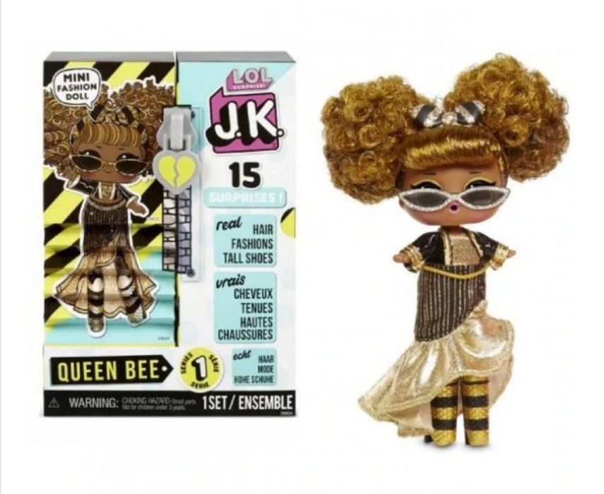LOL Surprise JK Queen Bee кукла с 15 изненади

Очаквана доставка в: Со