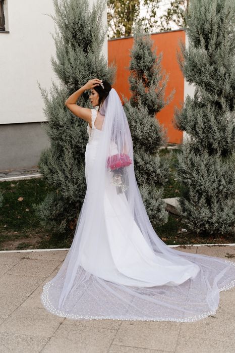 Rochie mireasa tafta