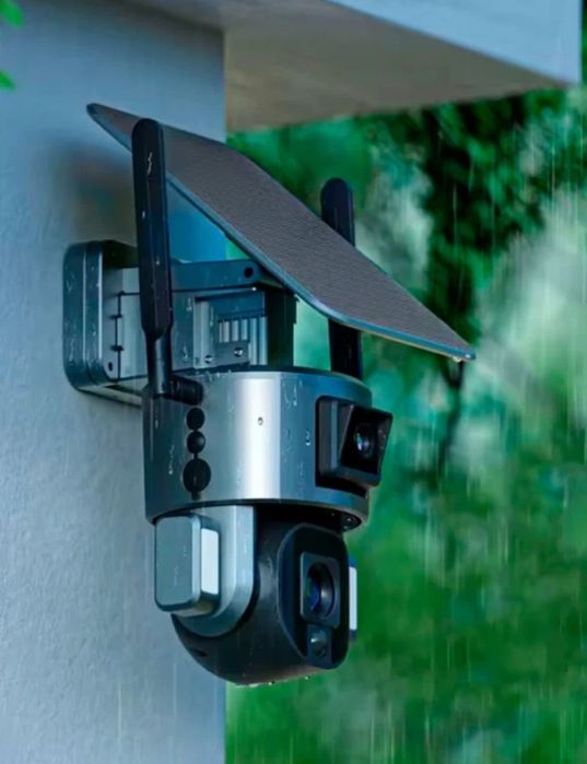 Elektrsiz ishlaydigan quyosh batareyali 4G xavfsizlik kamerasi