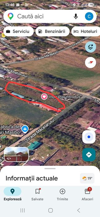 Teren 700 mp intravilan construibil str asfaltata