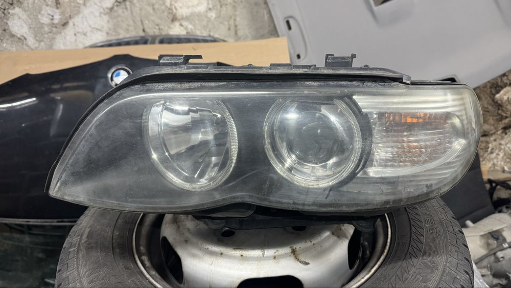 Ляв фар за БМВ х5 е53 фейслифт н7