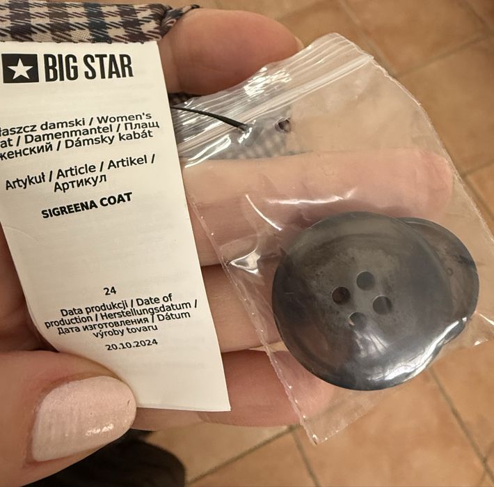trenci nou Big Star/ M/ khaki/ lung