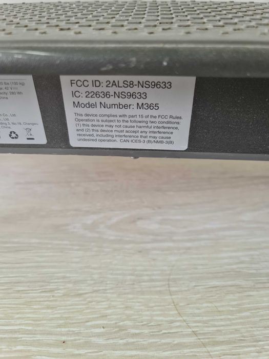 Электросамокат Xiaomi mija 365