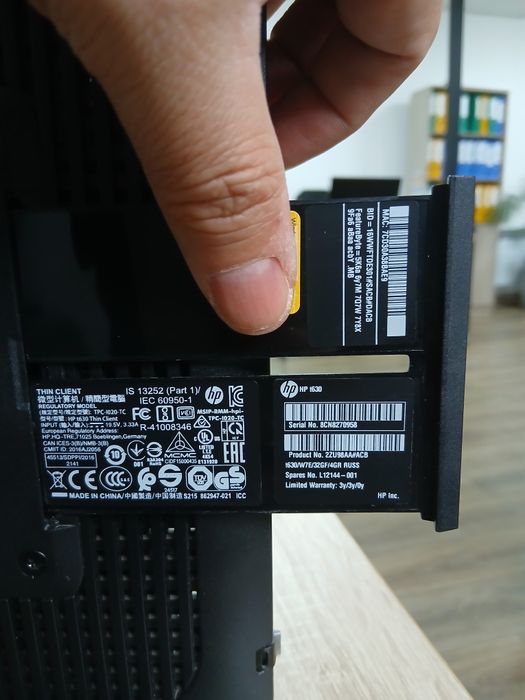 Компьютер hp t630