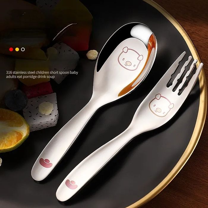 Детски прибори за хранене, уникални