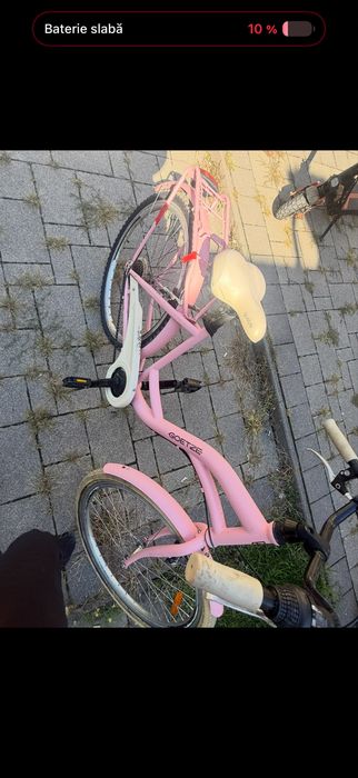 Bicicletă damă Goetze City roz – Shimano, portbagaj, 26”
