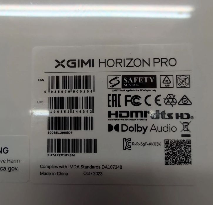 До- 28 Август   XGIMI HORIZON Pro 4K ,3D, HDMI,