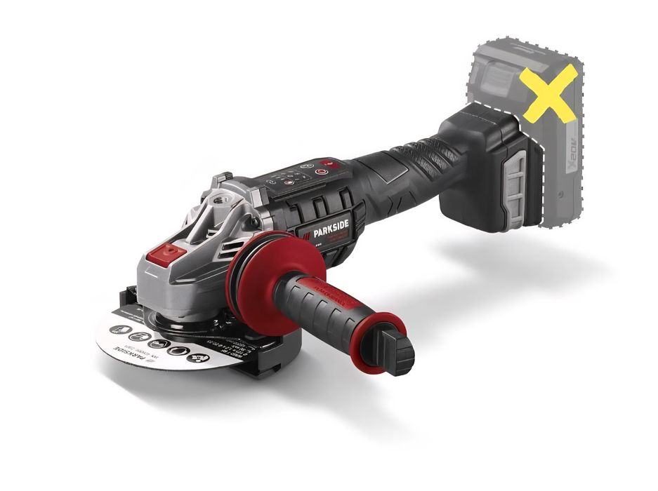 Акумулаторен ъглошлайф Parkside performance