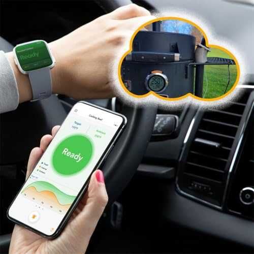 Нов смарт Умен термометър хъб за грил и пушилня с 4 сонди WiFi BT готвене скара