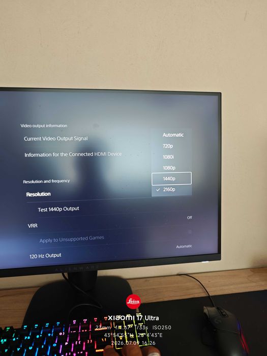 Playstation 5 + Dell Allienware + M&K + Слушали Razer