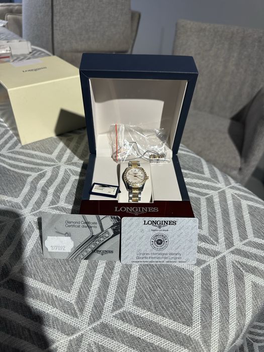 Longines Conquest Classic 29mm Stainless Steel/Gold 18K and Diamonds Automatic