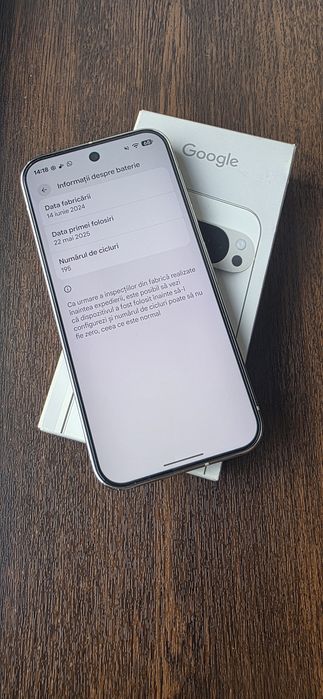 Google Pixel 9 Pro 128Gb 16Gbram Porcelain Garantie Vodafone Mai 2027